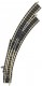 9175 Fleischmann Right hand curved point for manual operation